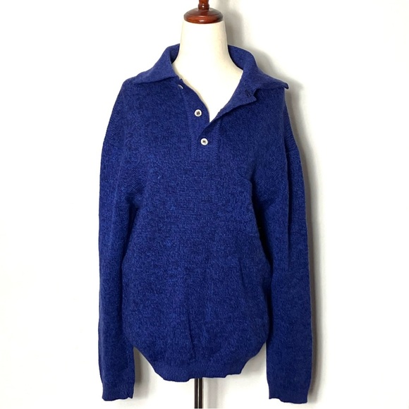 Vintage‎ 60s Jacques Fath Paris Wool Sweater Small - Picture 2 of 7